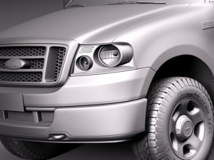 F-150 Regular Cab 2006 3D Model