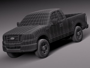 F-150 Regular Cab 2006 3D Model