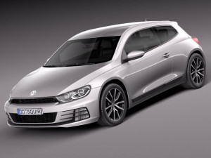 Volkswagen Scirocco 2015 3D Model