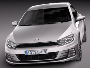 Volkswagen Scirocco 2015 3D Model