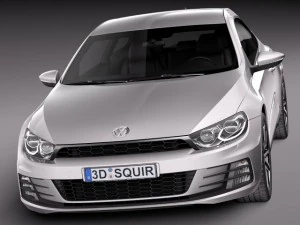 Volkswagen Scirocco 2015 3D Model