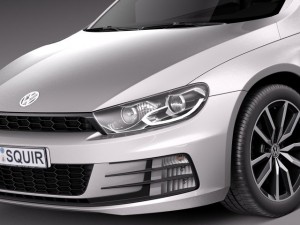 Volkswagen Scirocco 2015 3D Model