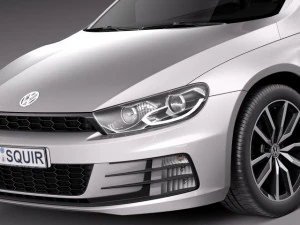 Volkswagen Scirocco 2015 3D Model