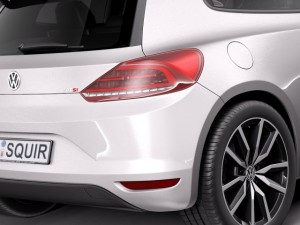 Volkswagen Scirocco 2015 3D Model
