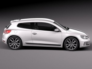 Volkswagen Scirocco 2015 3D Model