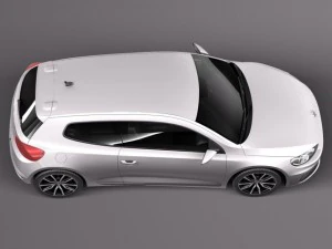 Volkswagen Scirocco 2015 3D Model