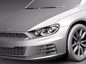 Volkswagen Scirocco 2015 3D Model