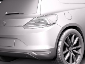 Volkswagen Scirocco 2015 3D Model