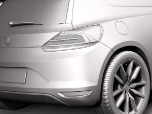Volkswagen Scirocco 2015 3D Model