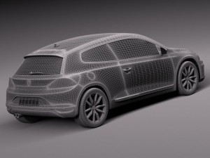 Volkswagen Scirocco 2015 3D Model