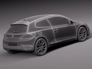 Volkswagen Scirocco 2015 3D Model