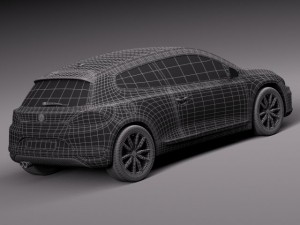 Volkswagen Scirocco 2015 3D Model