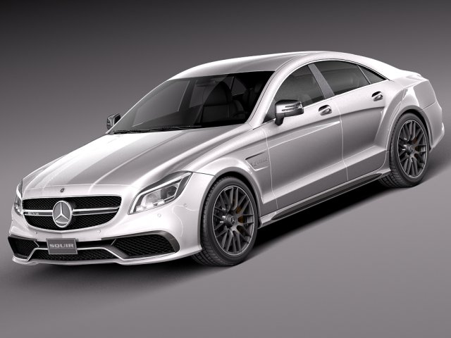 Mercedes-Benz CLS 63 AMG 2015 3Dモデル .c4d .max .obj .3ds .fbx .stl .blend 