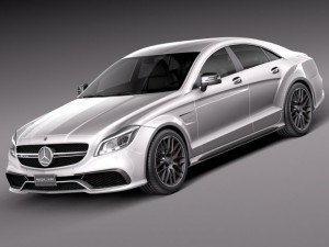 Mercedes-Benz CLS 63 AMG 2015 3D-Modell