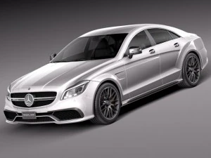 Mercedes-Benz CLS 63 AMG 2015 Modello 3D
