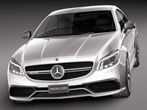 Mercedes-Benz CLS 63 AMG 2015 3Dモデル