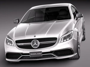 Mercedes-Benz CLS 63 AMG 2015 3D Model