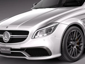Mercedes-Benz CLS 63 AMG 2015 3D Model