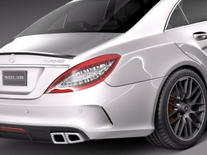 Mercedes-Benz CLS 63 AMG 2015 3Dモデル