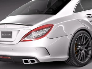 Mercedes-Benz CLS 63 AMG 2015 3D Model
