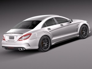 Mercedes-Benz CLS 63 AMG 2015 3Dモデル