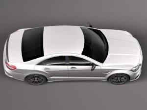 Mercedes-Benz CLS 63 AMG 2015 3D Model
