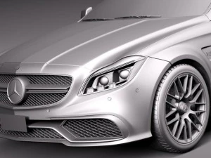 Mercedes-Benz CLS 63 AMG 2015 3D Model