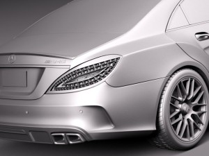 Mercedes-Benz CLS 63 AMG 2015 3Dモデル