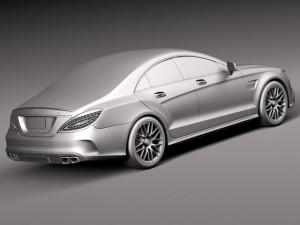 Mercedes-Benz CLS 63 AMG 2015 3Dモデル