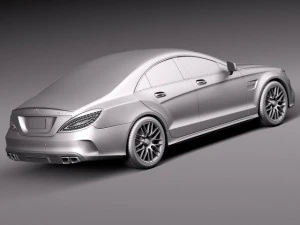 Mercedes-Benz CLS 63 AMG 2015 3D Model