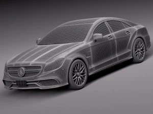 Mercedes-Benz CLS 63 AMG 2015 3D Model