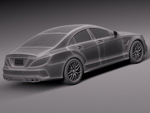 Mercedes-Benz CLS 63 AMG 2015 3Dモデル