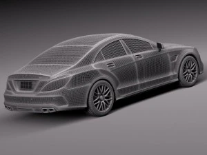 Mercedes-Benz CLS 63 AMG 2015 3D Model