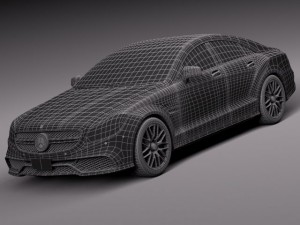 Mercedes-Benz CLS 63 AMG 2015 3Dモデル