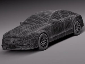 Mercedes-Benz CLS 63 AMG 2015 3D Model