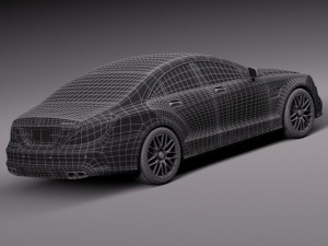 Mercedes-Benz CLS 63 AMG 2015 3Dモデル