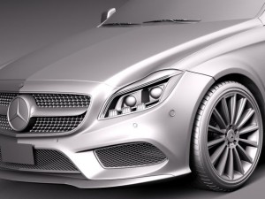 Mercedes-Benz CLS 2015 Modelo 3D
