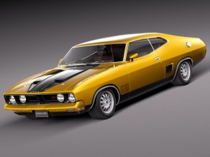 Falcon Coupe 1973 Modelo 3D