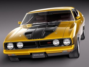 Falcon Coupe 1973 3D मॉडल