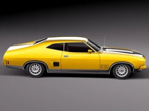 Falcon Coupe 1973 3D Model