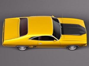 Falcon Coupe 1973 3D मॉडल
