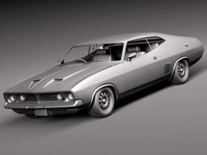 Falcon Coupe 1973 3D Model