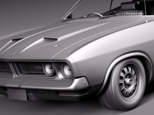 Falcon Coupe 1973 3D मॉडल