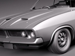 Falcon Coupe 1973 3D Model