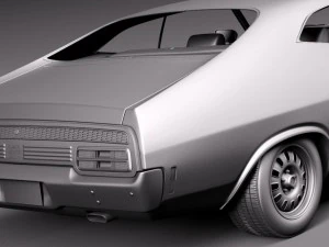 Falcon Coupe 1973 3D Model