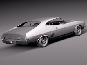 Falcon Coupe 1973 3D मॉडल