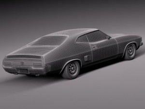 Falcon Coupe 1973 3D मॉडल