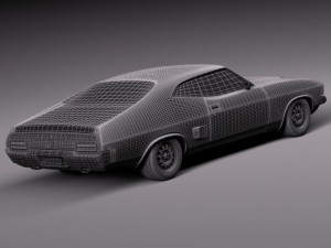 Falcon Coupe 1973 3D मॉडल