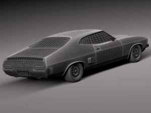 Falcon Coupe 1973 3D Model