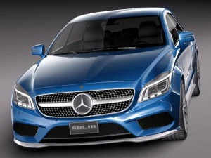 Mercedes-Benz CLS Shooting Brake 2015 3D Model